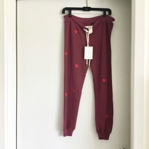 ⚡️HostPick NWT TheGreat Sweatpants w/♥️Embroidery